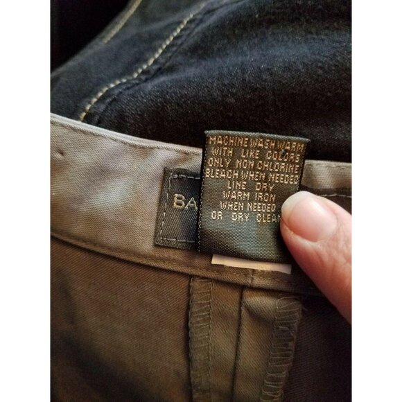 Banana Republic Stretch Womens Gray Straight Skirt Sz 4 Zippered Slit - Picture 5 of 5